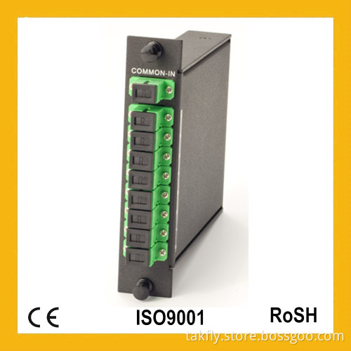 1X8 Sc APC Adaptor Lgx Fiber Optic/PLC Splitter